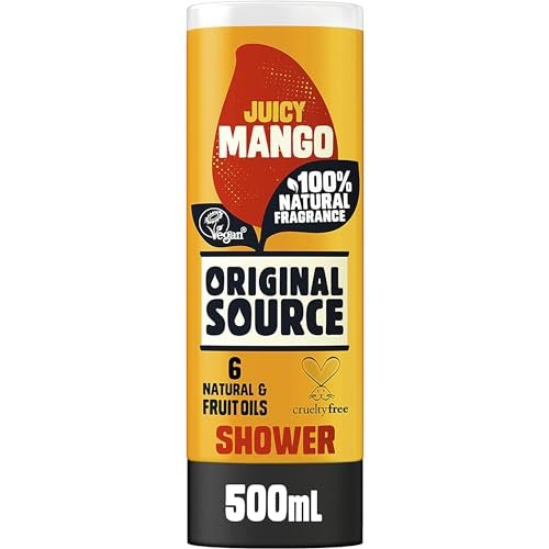 Original Source Mango Shower Gel - 500 ml (16.9 Fl Oz) - Natural Body Wash - görsel 2