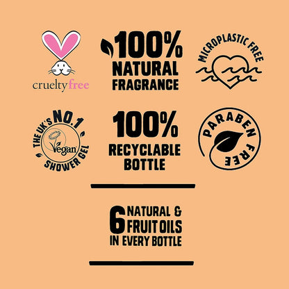 Original Source Mango Shower Gel - 500 ml (16.9 Fl Oz) - Natural Body Wash