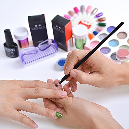 Hupos Handle Grip Nail Brush - Fingernail Scrub Cleaning Brushes for Toes and Nails Cleaner, Pedicure Brushes for Men and Women (4 Pack, Purple) - görsel 10