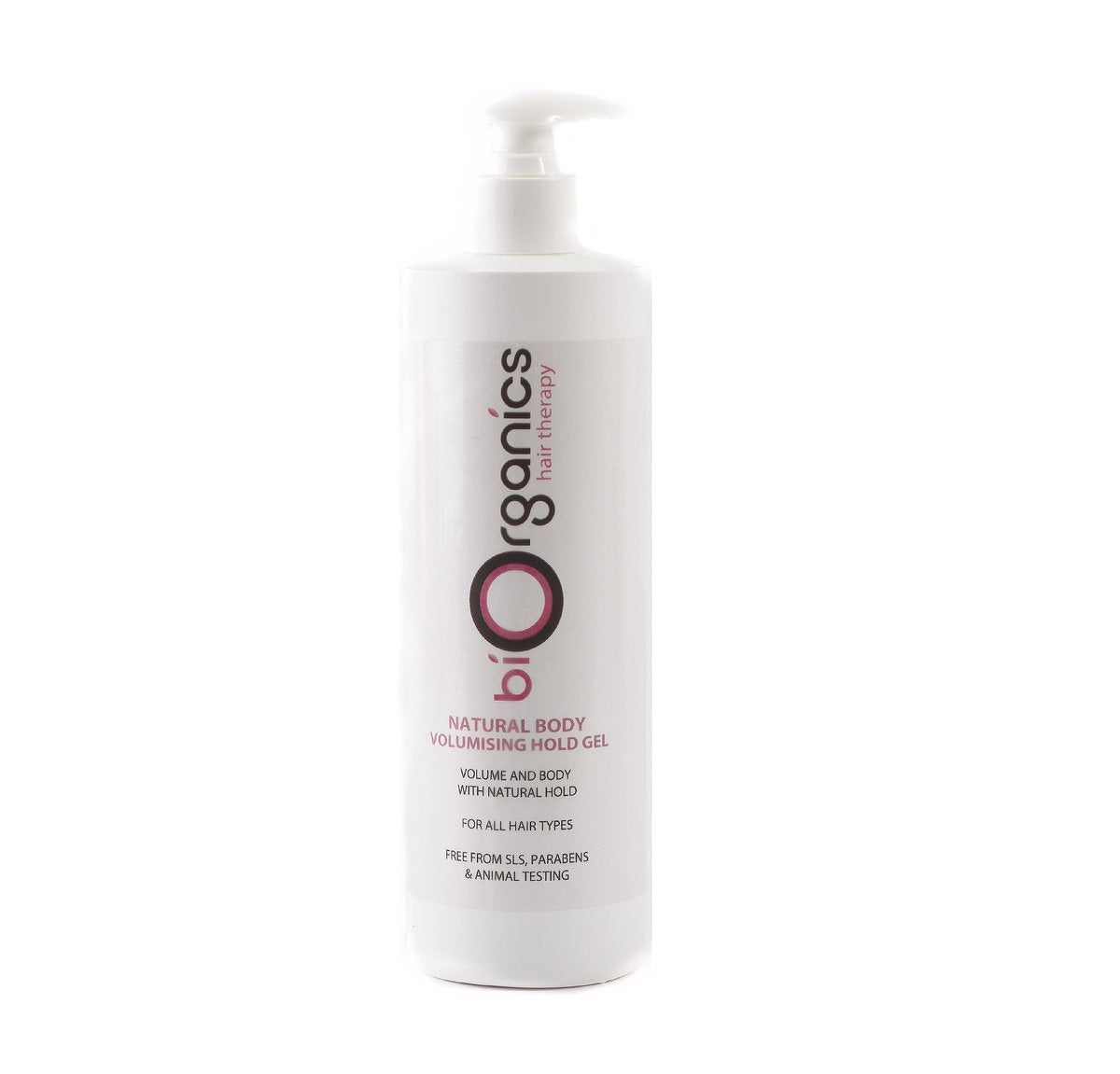 BiOrganics Natural Body Volumising Hold Gel - 500g | Firm Hold, Natural Styling - görsel 1