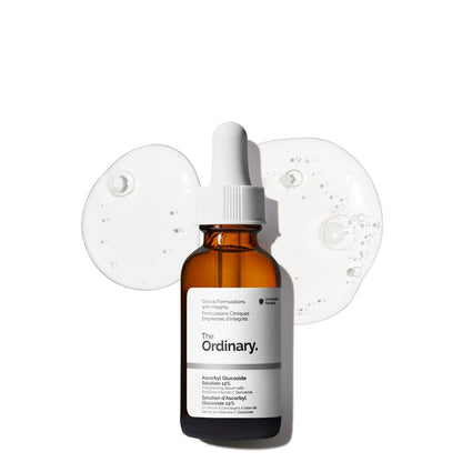 The Ordinary Ascorbyl Glucoside Solution 12% - Vitamin C Serum for Even Skin Tone & Antioxidant Protection, 1 Fl Oz Avelisse