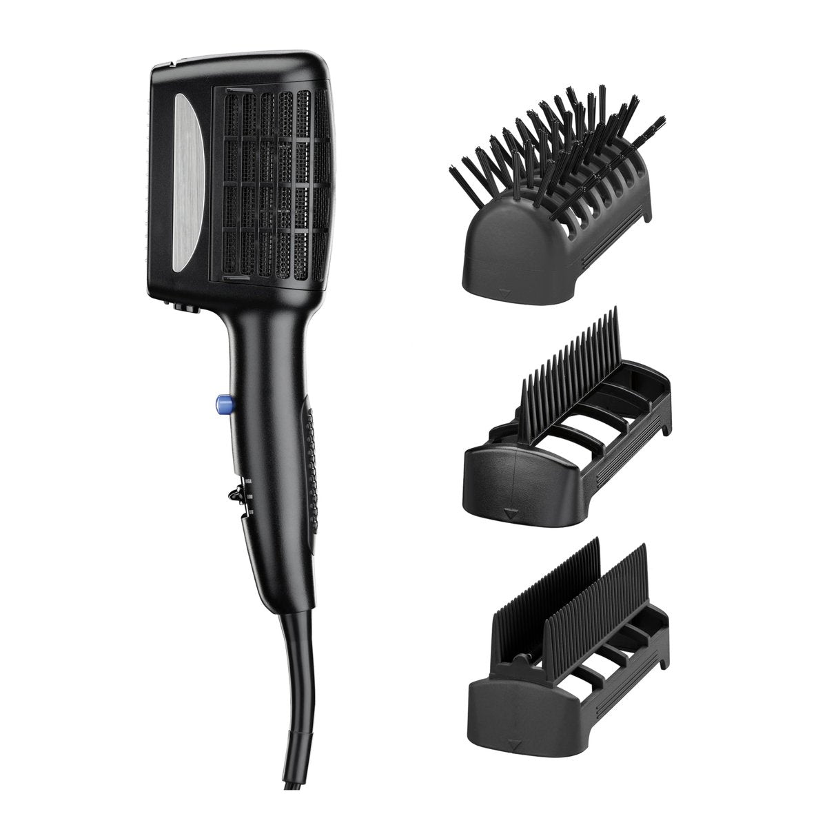 INFINITI PRO CONAIR 3-in-1 Styling Hair Dryer - 1875W Blow Dryer with Detangling, Straightening & Volumizing Attachments, Tourmaline Ceramic & Ionic Conditioning, Black Avelisse