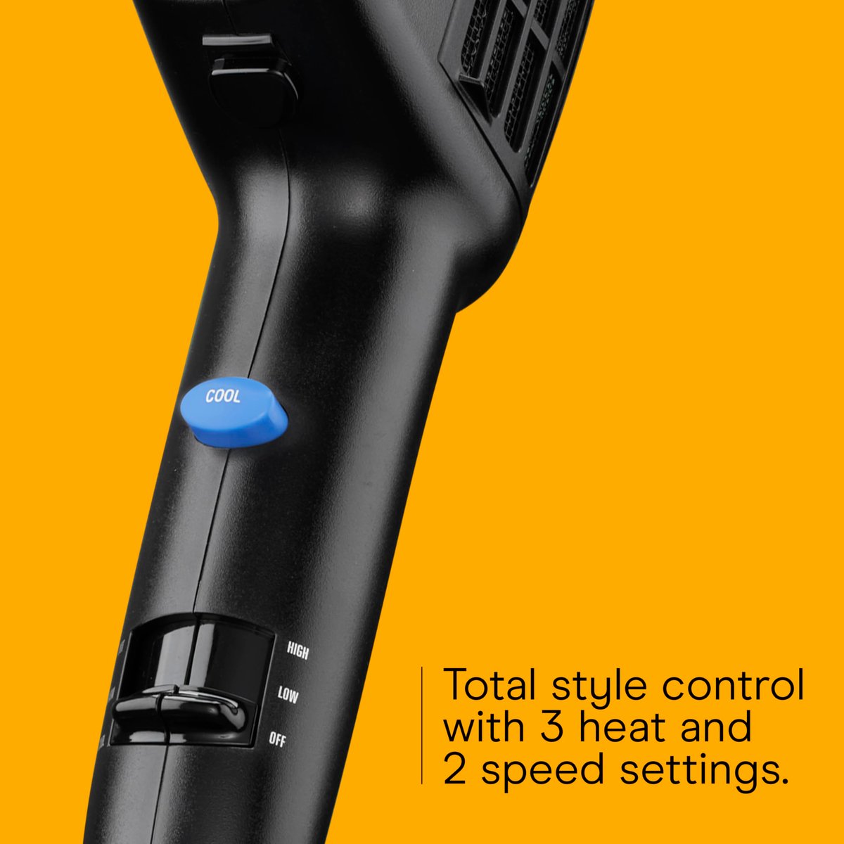 INFINITI PRO CONAIR 3-in-1 Styling Hair Dryer - 1875W Blow Dryer with Detangling, Straightening & Volumizing Attachments, Tourmaline Ceramic & Ionic Conditioning, Black Avelisse