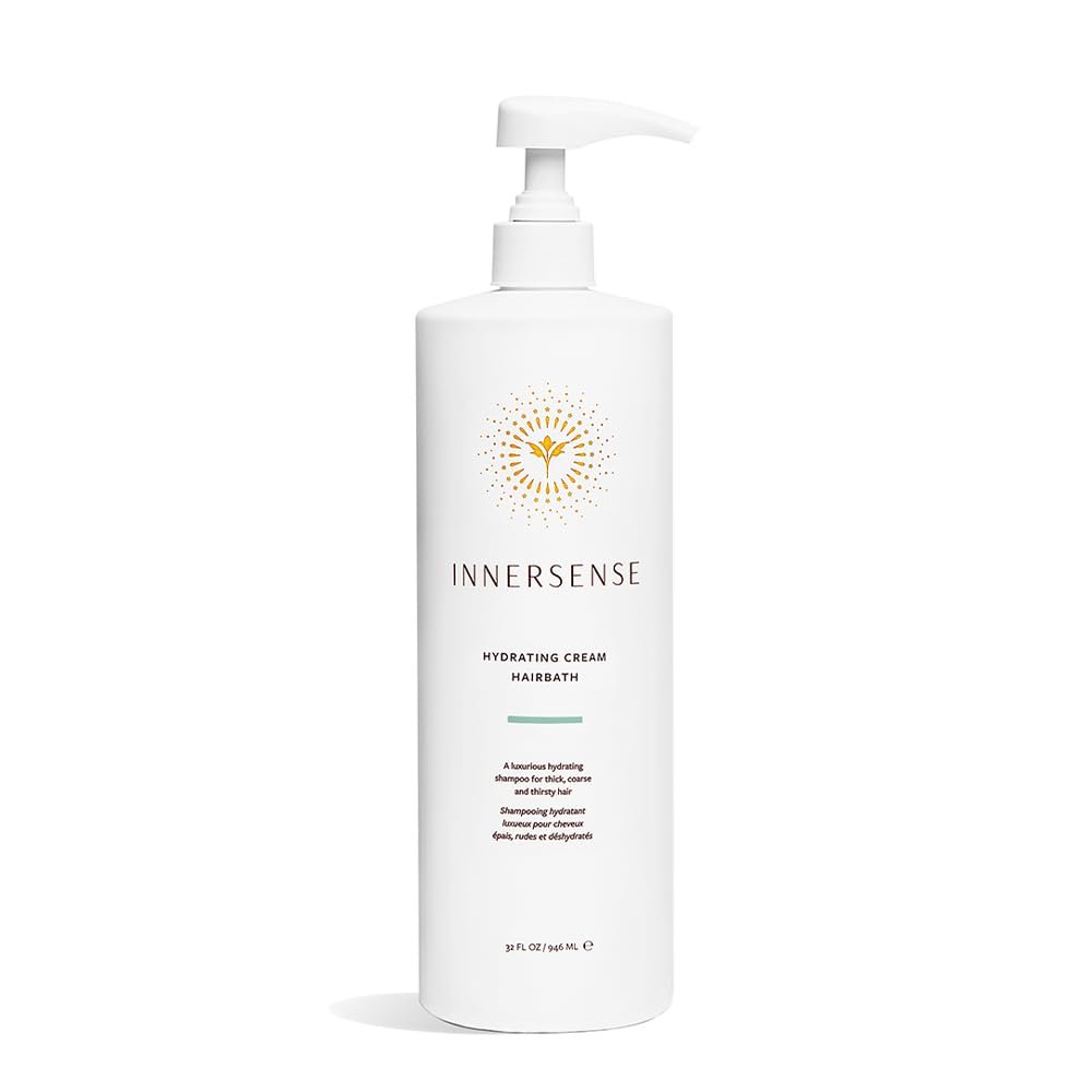 INNERSENSE Organic Beauty Natural Hydrating Hairbath Shampoo – Non-Toxic, Cruelty-Free Clean Haircare (32 oz) Avelisse