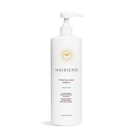 INNERSENSE Organic Beauty Natural Hydrating Hairbath Shampoo – Non-Toxic, Cruelty-Free Clean Haircare (32 oz) Avelisse