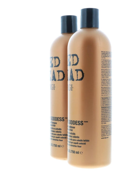 Bed Head Color Goddess Shampoo and Conditioner Set - 25.36 Fl Oz (Pack of 2) for Color-Treated Hair Avelisse