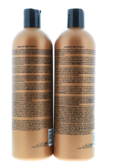 Bed Head Color Goddess Shampoo and Conditioner Set - 25.36 Fl Oz (Pack of 2) for Color-Treated Hair Avelisse