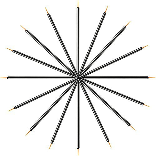 100 Pack Disposable Eyeliner Brushes - JASSINS Eye Liner Applicator Cosmetic Eye Wands Makeup Tool - görsel 10