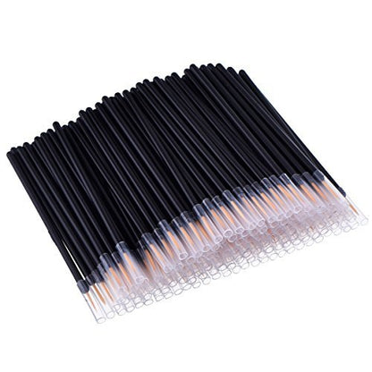 100 Pack Disposable Eyeliner Brushes - JASSINS Eye Liner Applicator Cosmetic Eye Wands Makeup Tool