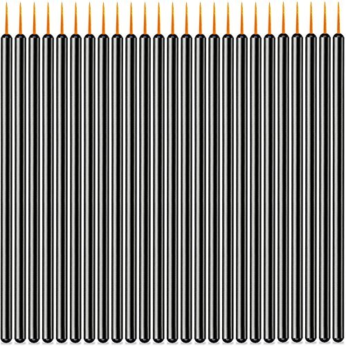 100 Pack Disposable Eyeliner Brushes - JASSINS Eye Liner Applicator Cosmetic Eye Wands Makeup Tool - görsel 14