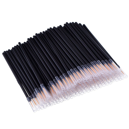 100 Pack Disposable Eyeliner Brushes - JASSINS Eye Liner Applicator Cosmetic Eye Wands Makeup Tool