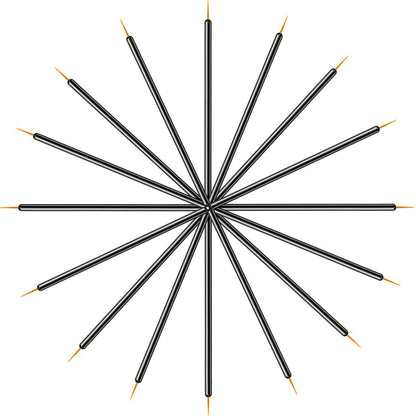 100 Pack Disposable Eyeliner Brushes - JASSINS Eye Liner Applicator Cosmetic Eye Wands Makeup Tool