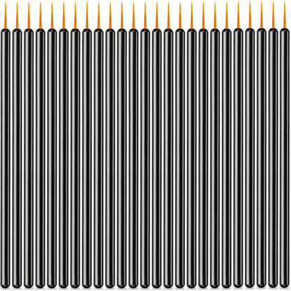 100 Pack Disposable Eyeliner Brushes - JASSINS Eye Liner Applicator Cosmetic Eye Wands Makeup Tool