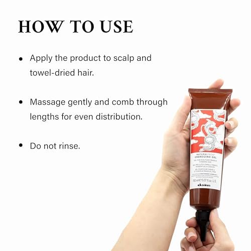 Davines Naturaltech Energizing Gel – Stimulating & Fortifying Leave-In Scalp Treatment for Thinning Hair & Hair Loss, with Caffeine & Phytoceuticals, 5.1 Fl Oz Avelisse