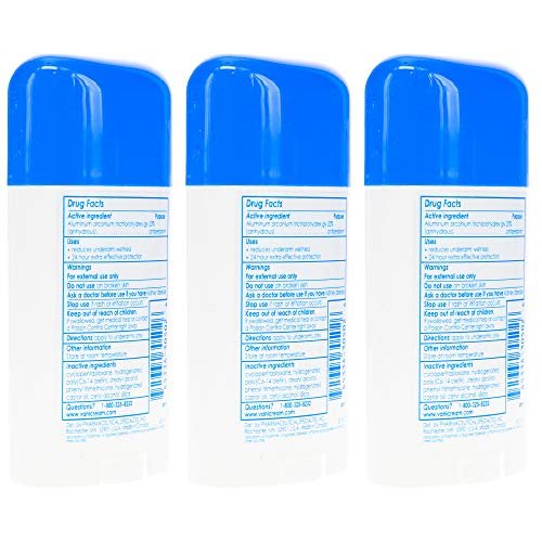 Vanicream Clinical Strength Antiperspirant & Deodorant for Sensitive Skin, 2.25 oz (Pack of 3) Avelisse
