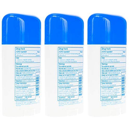 Vanicream Clinical Strength Antiperspirant & Deodorant for Sensitive Skin, 2.25 oz (Pack of 3) Avelisse
