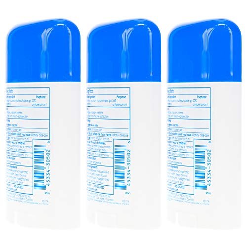 Vanicream Clinical Strength Antiperspirant & Deodorant for Sensitive Skin, 2.25 oz (Pack of 3) Avelisse