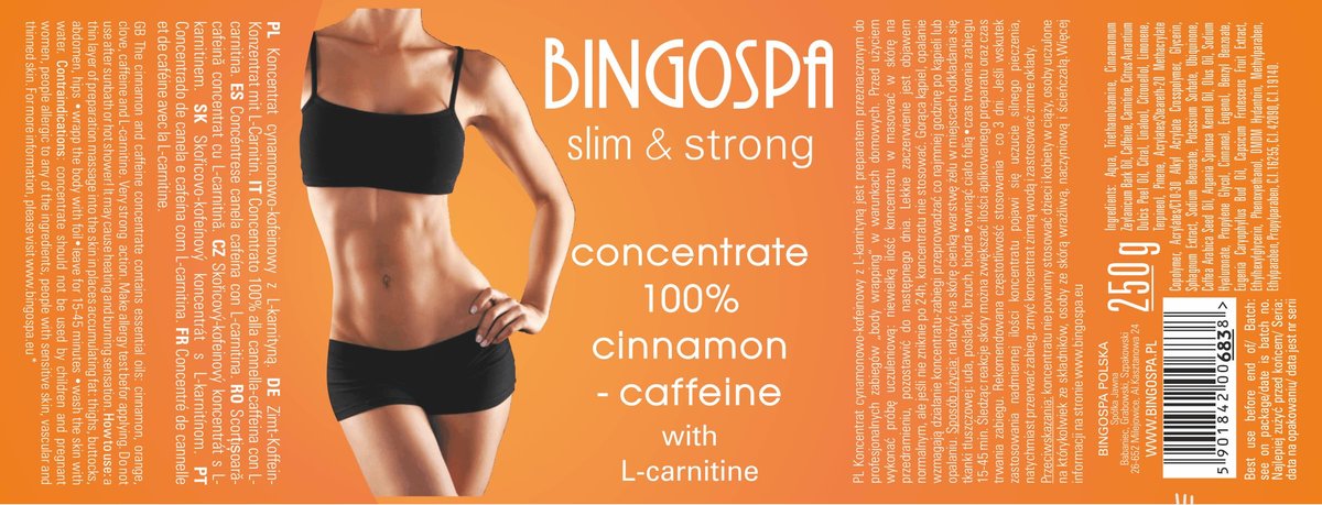 BingoSpa Cinnamon & Caffeine Concentrate with L-Carnitine – 250g - görsel 3