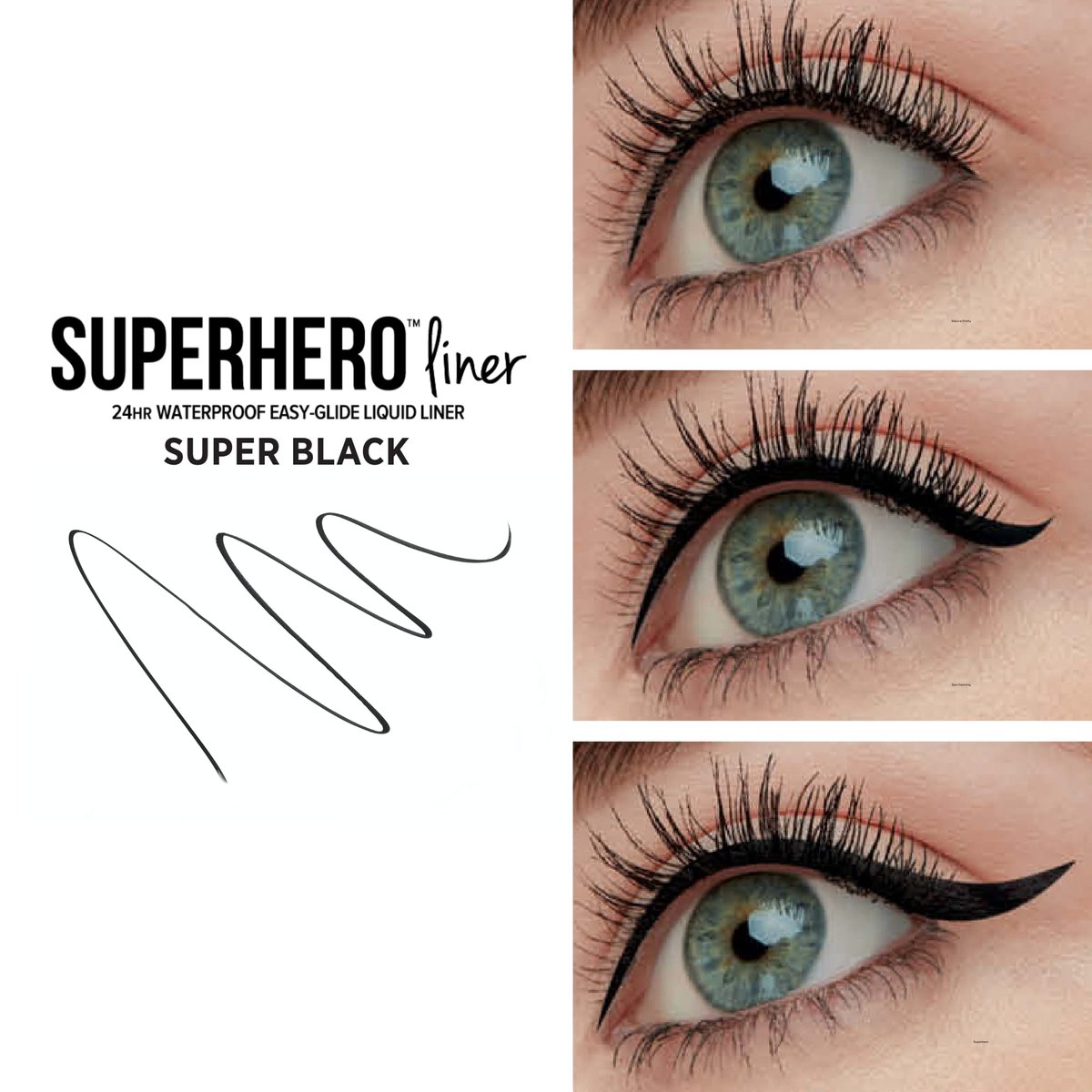 IT Cosmetics Superhero Liquid Eyeliner Pen - 24-Hour Waterproof, Smudge-Proof, Super Black Avelisse