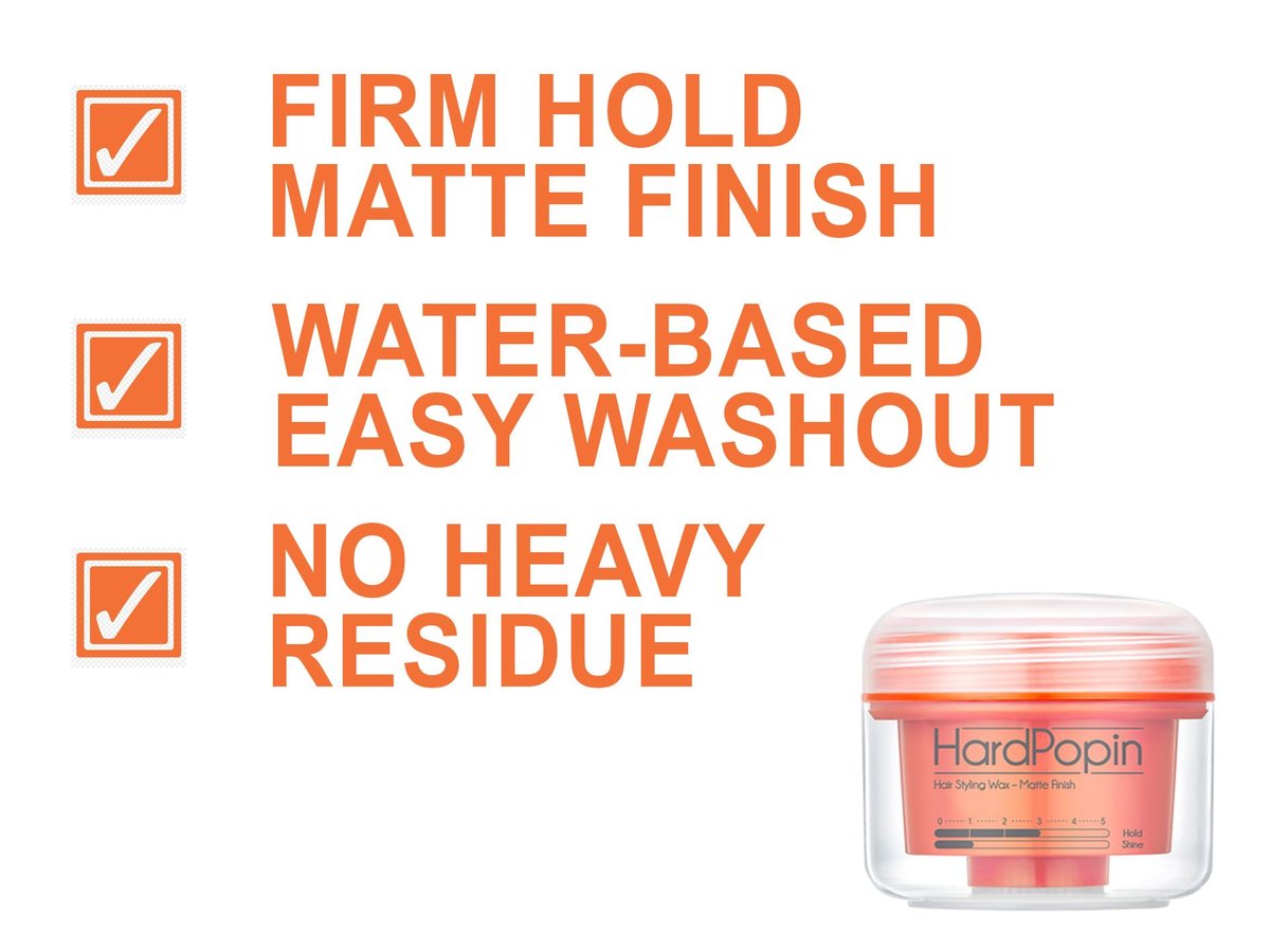 ATS Stylemuse Hard Popin Hair Styling Wax - Firm Hold Matte Molding Cream for Men and Women, 100g (3.53 oz) Avelisse