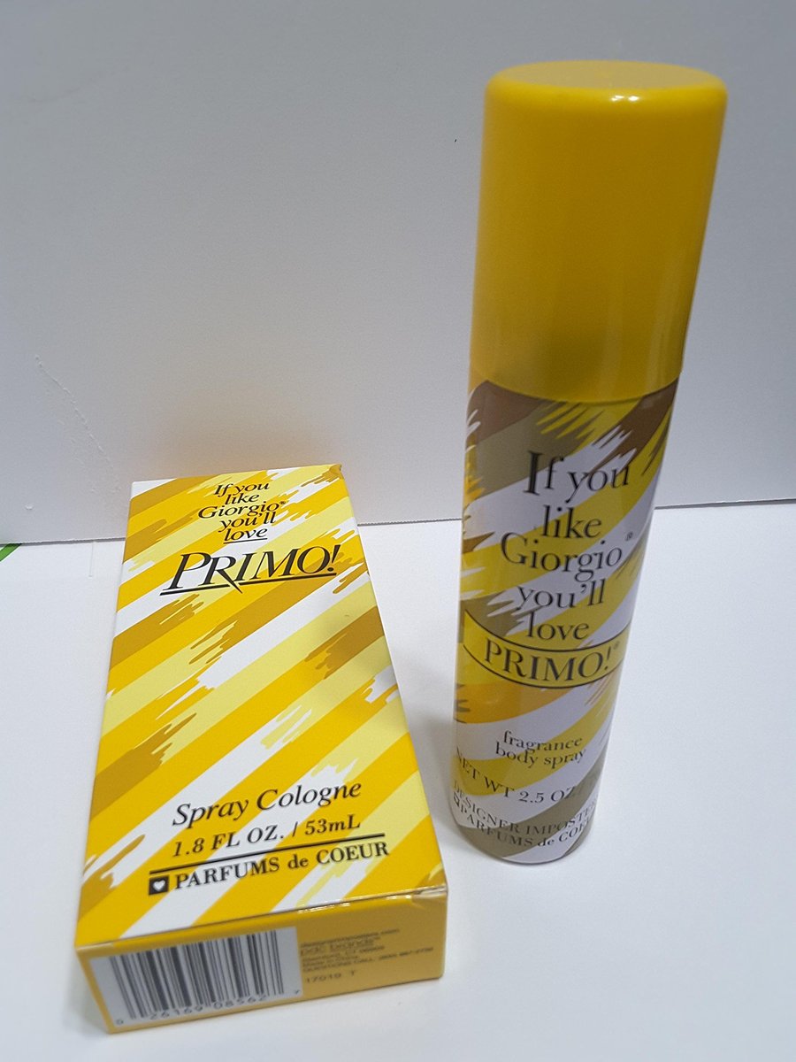 Primo By Parfums De Coeur Women's Cologne Spray 1.8 oz & Fragrance Deodorant Body Spray 2.5 oz Bundle Avelisse