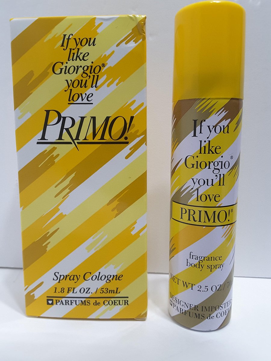 Primo By Parfums De Coeur Women's Cologne Spray 1.8 oz & Fragrance Deodorant Body Spray 2.5 oz Bundle Avelisse