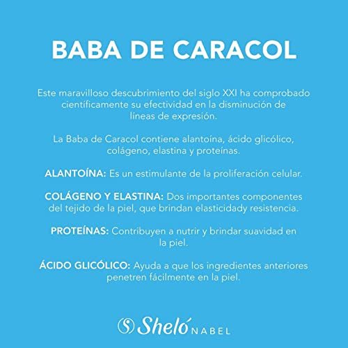 Sheló NABEL Baba de Caracol Snail Cream Face Moisturizer - 9.3 Fl Oz Avelisse