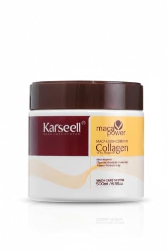Karseell Hair Mask Deep Conditioner with Argan Oil & Collagen – Natural Coconut Oil for Dry & Damaged Hair – 16.9 Oz (500ml) Avelisse