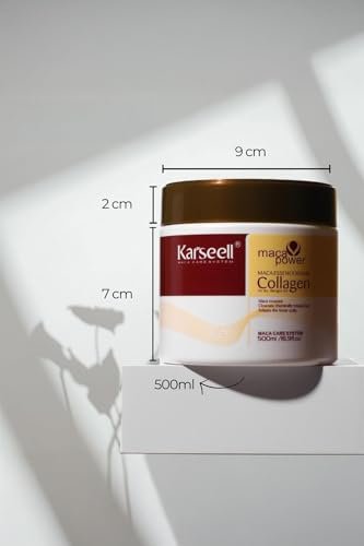 Karseell Hair Mask Deep Conditioner with Argan Oil & Collagen – Natural Coconut Oil for Dry & Damaged Hair – 16.9 Oz (500ml) Avelisse