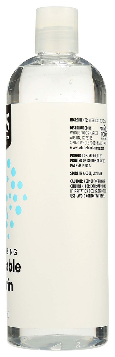 365 by Whole Foods Market Moisturizing Vegetable Glycerin, 16 fl oz - Pure & Versatile Skin Hydrator Avelisse