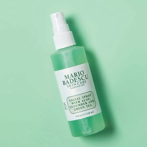 Mario Badescu Facial Spray with Aloe, Cucumber and Green Tea for All Skin Types | Face Mist that Hydrates & Invigorates | 4 Fl Oz (Pack of 2) - görsel 12
