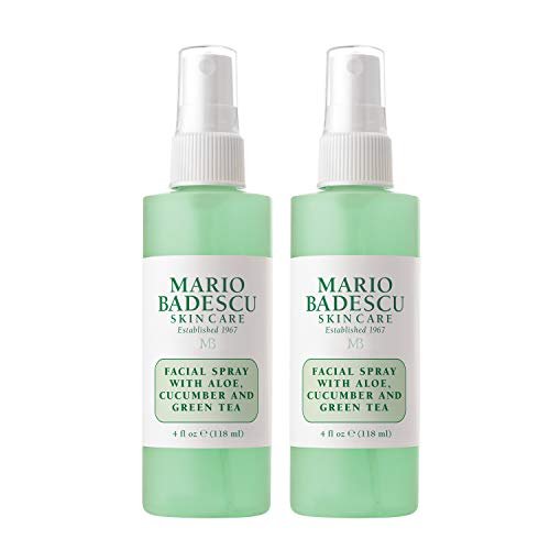 Mario Badescu Facial Spray with Aloe, Cucumber and Green Tea for All Skin Types | Face Mist that Hydrates & Invigorates | 4 Fl Oz (Pack of 2) - görsel 2