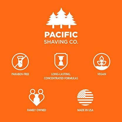 Pacific Shaving Company Natural Beard Oil - Beard Moisturizer & Conditioner for Men - Grooming Oil to Reduce Itchiness & Soothe Skin (1 Fl Oz)