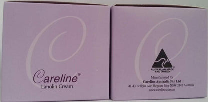 Careline Lanolin Cream with Grape Seed Oil & Vitamin E 100ml (Pack of 2)