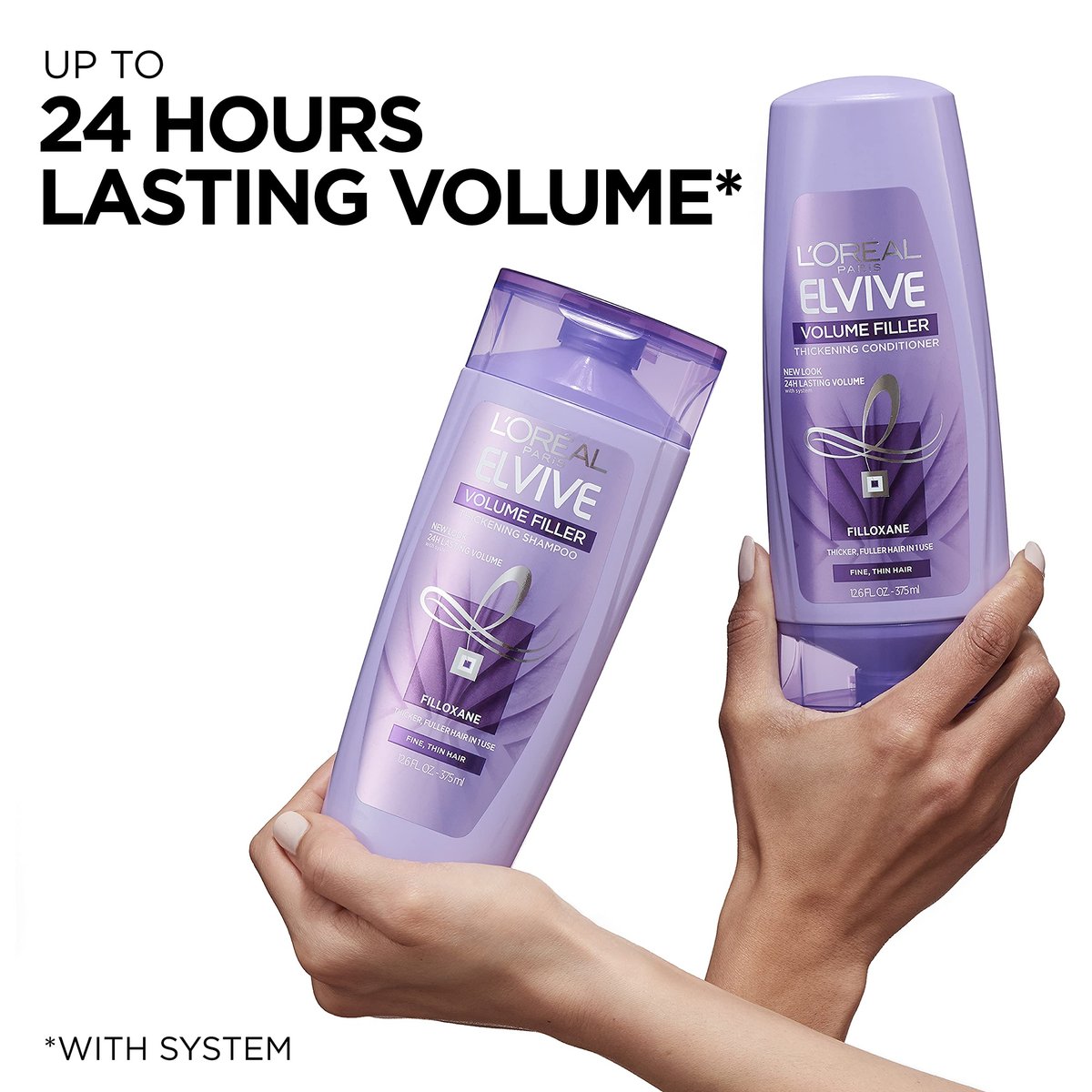 L'Oreal Paris Elvive Volume Filler Thickening Conditioner, 28 fl. oz. - görsel 9