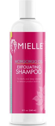 Mielle Organics Mongongo Oil Exfoliating Hair Shampoo - Sulfate-Free Scalp Exfoliator for Build-Up Removal, 8 oz - görsel 2