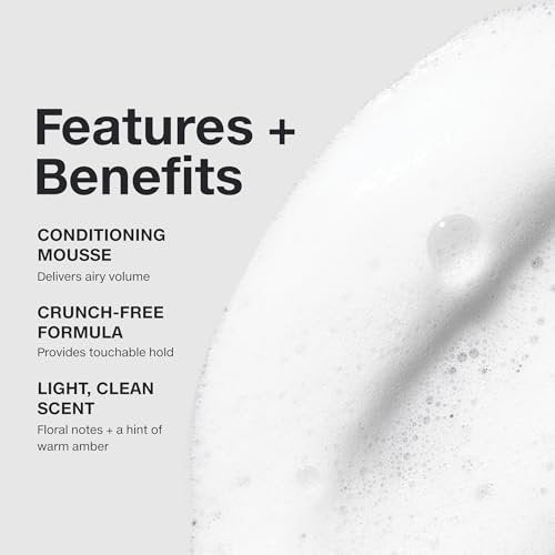 Paul Mitchell Invisiblewear Extra-Body Whip Conditioning Mousse for Fine Hair – Humidity Resistance, Natural Finish – 6.8 fl. oz Avelisse