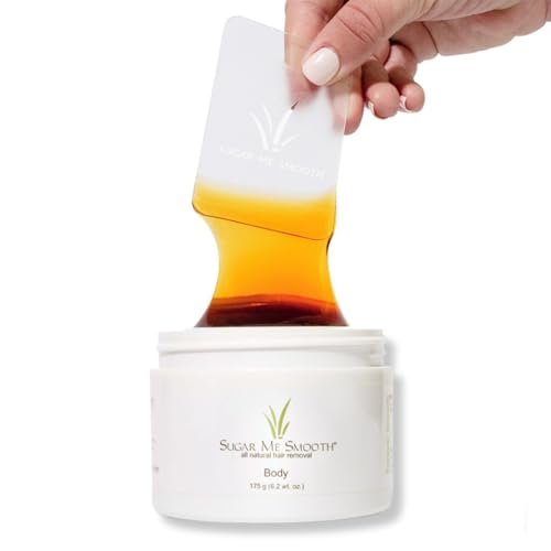 Sugar Me Smooth Body Sugar Wax – Gentle All-Natural Hair Removal, No Strips or Heat Needed, Water Soluble, 6.2 oz Avelisse