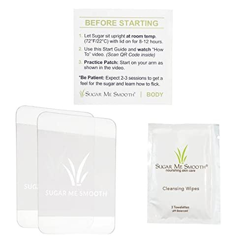 Sugar Me Smooth Body Sugar Wax – Gentle All-Natural Hair Removal, No Strips or Heat Needed, Water Soluble, 6.2 oz Avelisse
