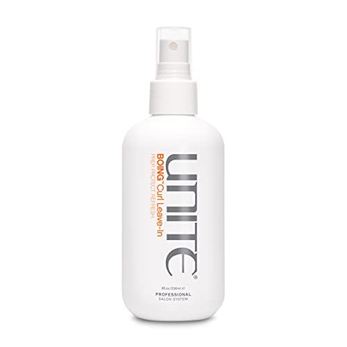 UNITE Hair BOING Curl Leave-In – Lightweight Detangling Spray for Hydrated, Defined, Frizz-Free Curls – UV & Thermal Protection – 8 Fl Oz Avelisse
