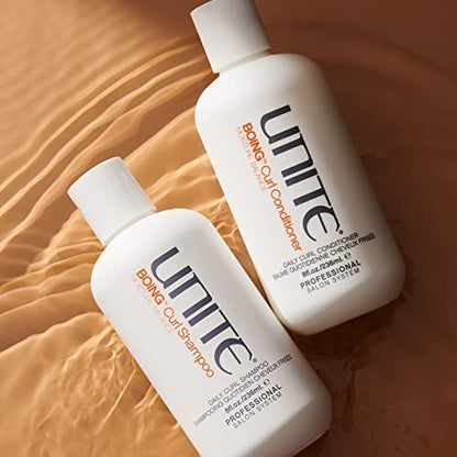 UNITE Hair BOING Curl Shampoo – Hydrating Cleanser for Wavy, Curly & Coily Hair – 8 Fl Oz Avelisse