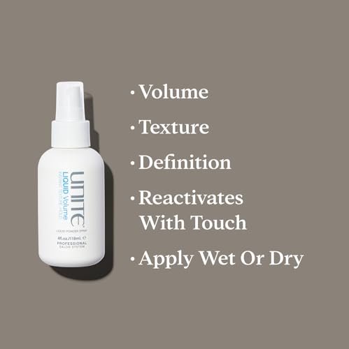 UNITE Hair LIQUID Volume Wet-to-Dry Texturizing Spray – Weightless Volume, Body & Matte Finish – 4 Fl Oz Avelisse