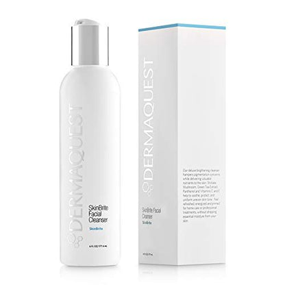 DermaQuest SkinBrite Facial Cleanser – Hydrating & Brightening Wash for Uneven Skin Tone & Hyperpigmentation (6 oz)