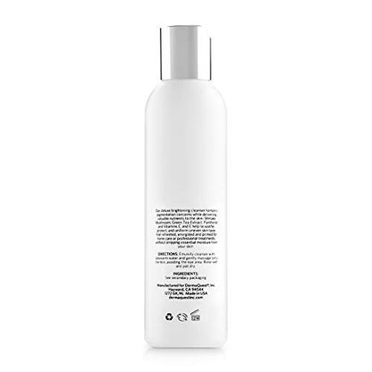 DermaQuest SkinBrite Facial Cleanser – Hydrating & Brightening Wash for Uneven Skin Tone & Hyperpigmentation (6 oz)