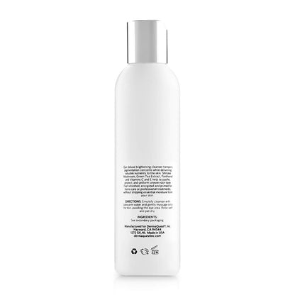 DermaQuest SkinBrite Facial Cleanser – Hydrating & Brightening Wash for Uneven Skin Tone & Hyperpigmentation (6 oz)