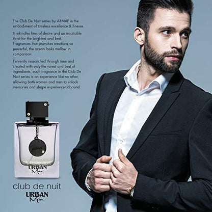 Armaf Club De Nuit Urban for Man Eau de Parfum Spray, 3.6 oz Avelisse