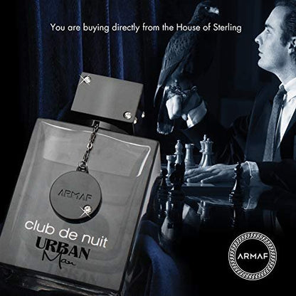 Armaf Club De Nuit Urban for Man Eau de Parfum Spray, 3.6 oz Avelisse