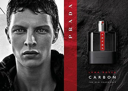 Prada Luna Rossa Carbon Eau de Toilette for Men - 3.4 oz Avelisse
