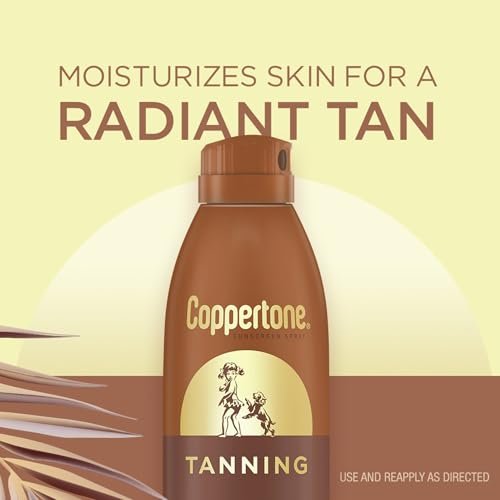 Coppertone Tanning Sunscreen Spray SPF 15, Water Resistant, Lightweight & Non-Greasy, 5.5 oz - görsel 6