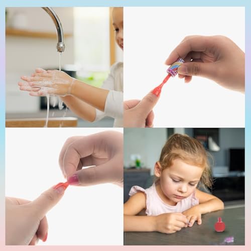 My Little Pony Water Based Peel-Off Nail Polish Set - 18 Non-Toxic Colors for Girls, Kids, Teens - Perfect for Parties, Sleepovers, and Makeovers - görsel 8